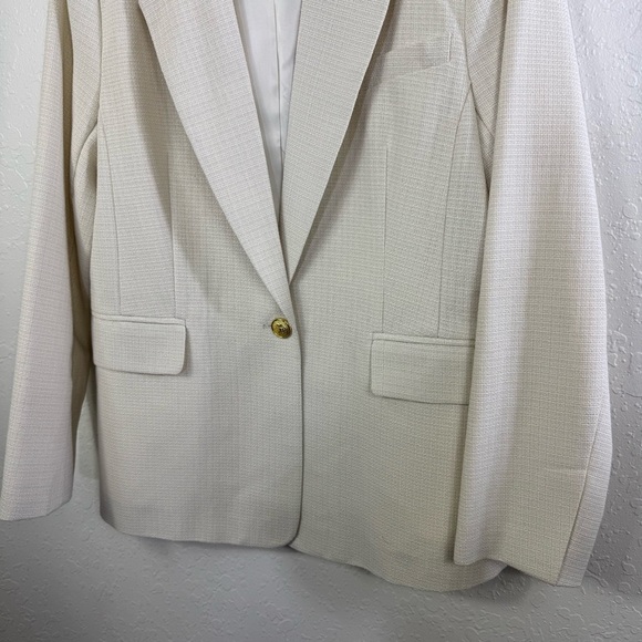 Dolce Cabo Cream career size XL business popover Blazer jacket - Picture 4 of 11
